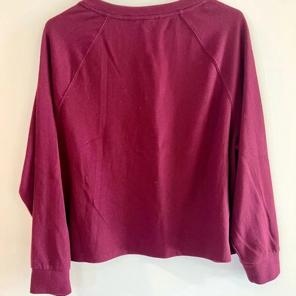 Victoria's Secret Burgundy Pajama Lounge Set Small - Picture 4 of 6